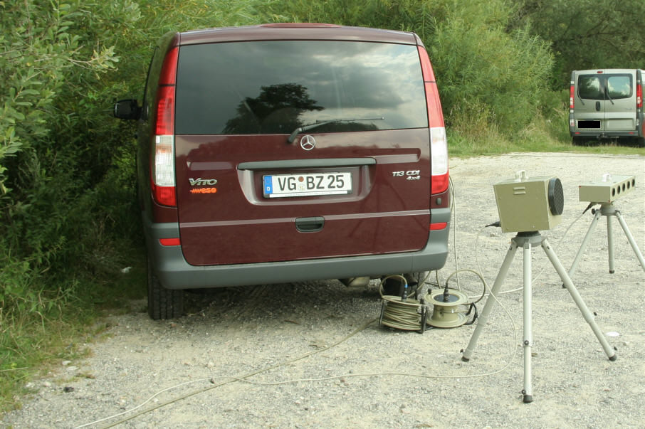 Flitzerblitzer, Polizei, Mercedes Vito, Kennzeichen VG-BZ 25