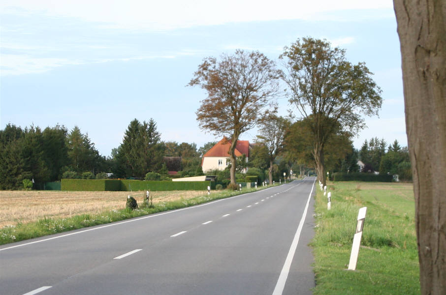 Flitzerblitzer B 111 zwischen Züssow und Lühmannsdorf in Höhe Nepzin Ausbau