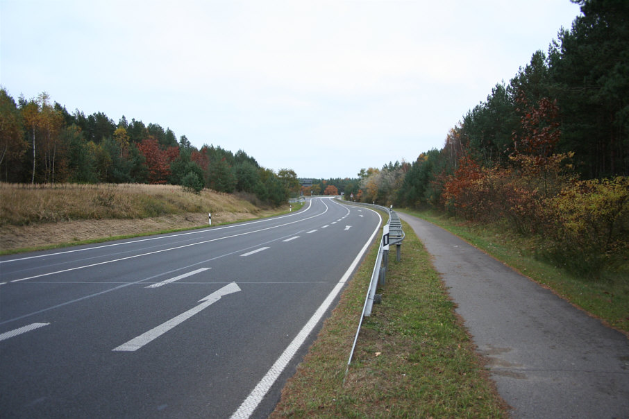 Geschwindigkeitskontrolle B 96 Ortsumgehung Neustrelitz