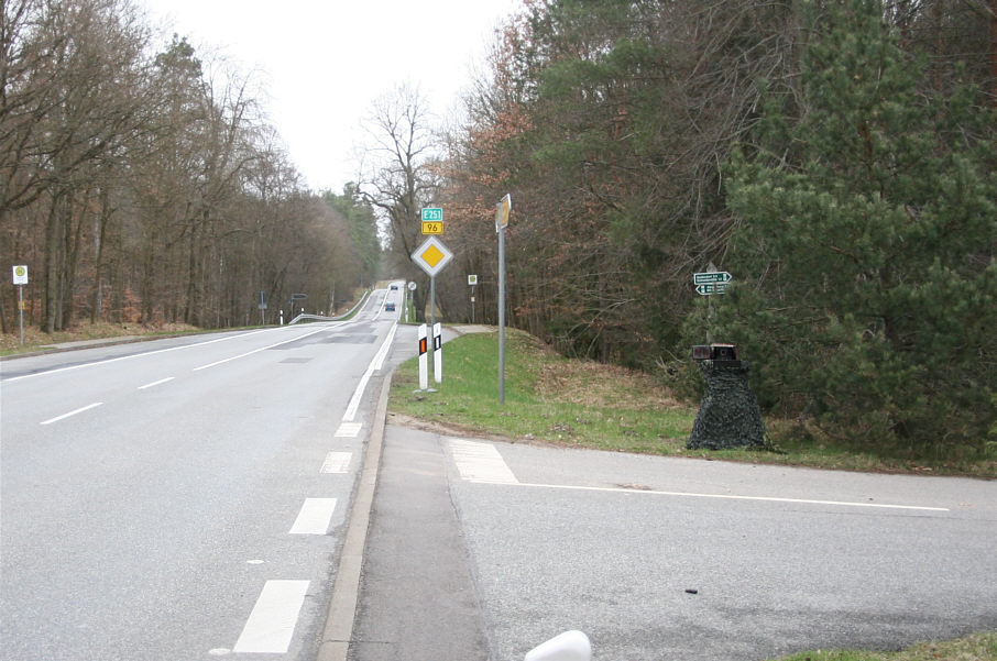 Unfallschwerpunkt B 96 Abzweig nach Priepert