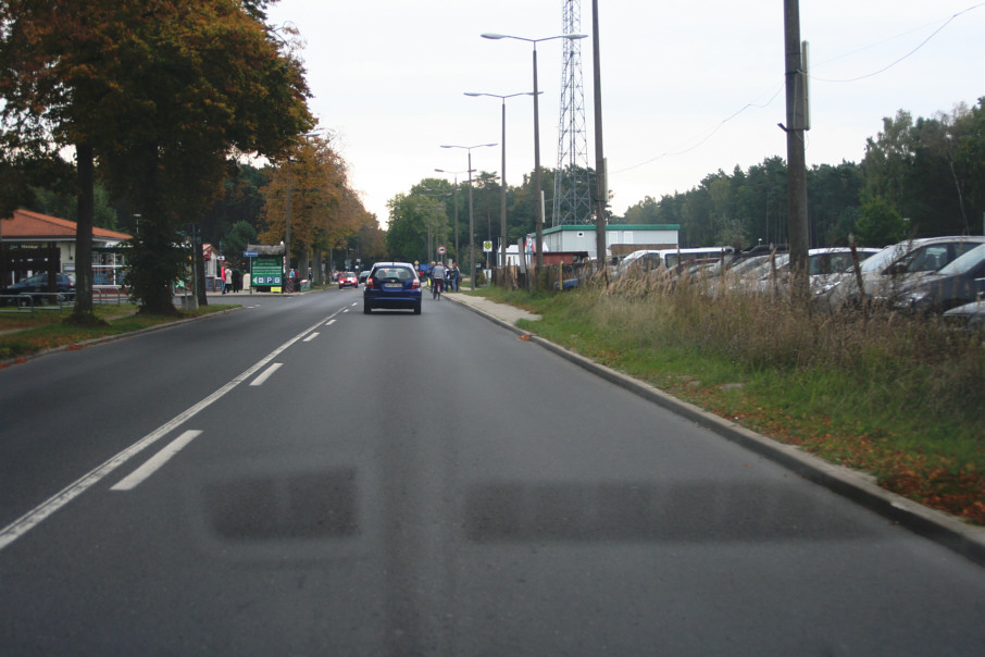 Messung Höhe Grenzparkplatz Ahlbeck Swinemünde