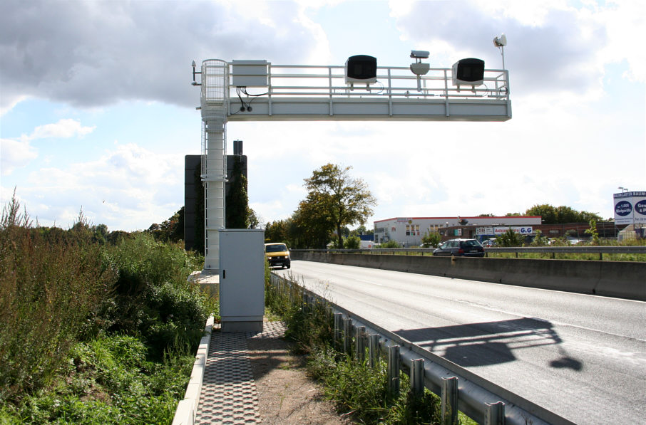 Heckaufnahme Ende Section Controll, Fotokamera Abschnittskontrolle