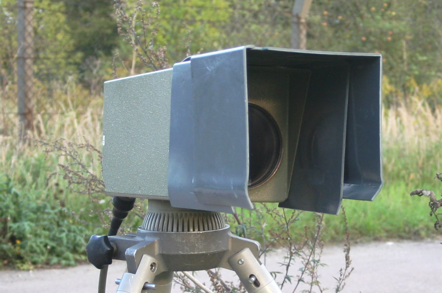 Sonnenschutz auf eso Kamera, Fotoeinheit, Blechhülle, Sonnenschutz, Blechschutz, Blech