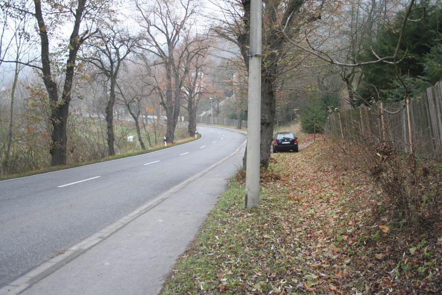 Geschwindigkeitsmessung Eckartsberga Hauptstraße in Fahrtrichtung Bad Kösen, Naumburg (B 87)