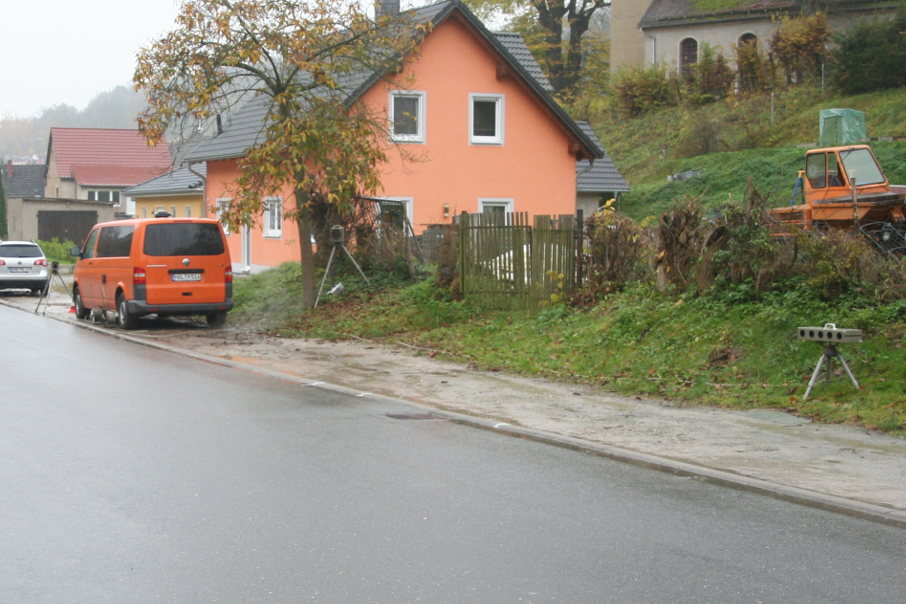 Geschwindigkeitsmessung Eckartsberga Marienthaler Straße in Fahrtrichtung Innenstadt in Höhe Evangelische Kindertagesstätte
