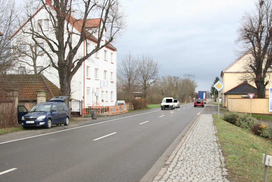 Blitzer, Burgenlandkreis, Profen Elsteraue, B 2, Bundesstraße, Eiscafe Scholle, Sparkasse, Sparkasse Burgenlandkreis