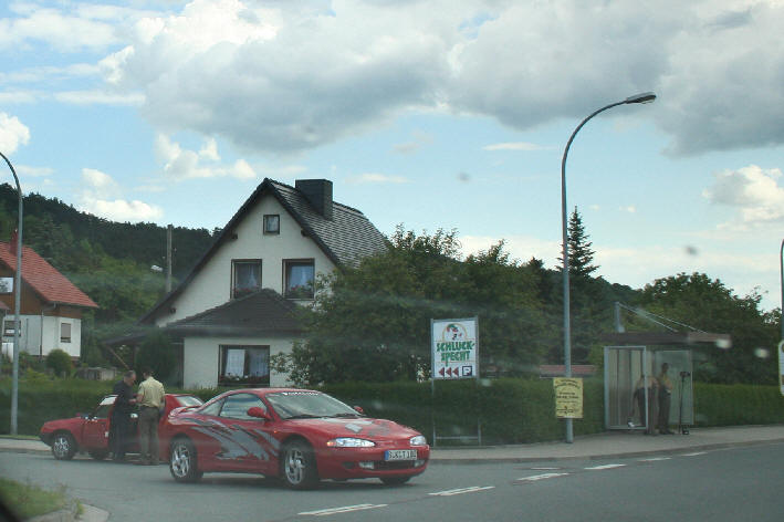 Geschwindigkeitsmessung Freyburg Merseburger Straße kurz auf die Auffahrt zur B 176 (Umgehungsstraße)