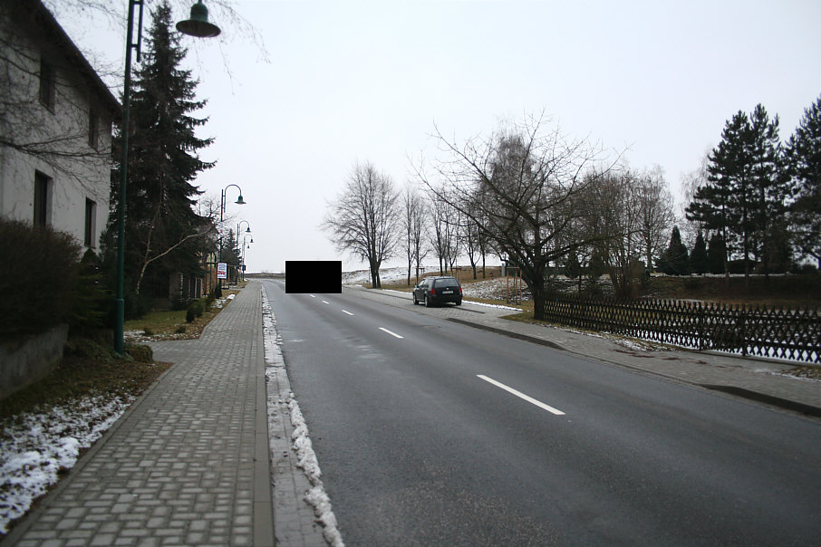 Geschwindigkeitsmessung Goseck Ortsteil Markröhlitz Naumburger Straße in Fahrtrichtung Naumburg