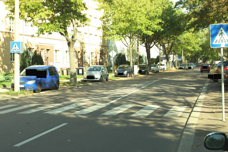 Flitzerblitzer Halle Huttenstraße in Höhe Turmstraße - Serie bundesweiter Blitzmarathon 2014