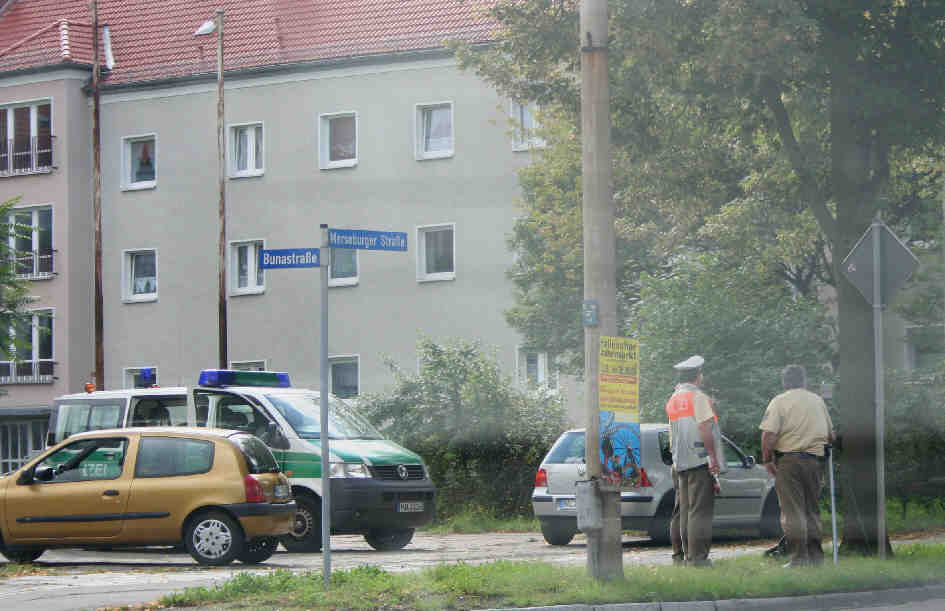 Anhaltekommando, Lasermessung, Parkplatz