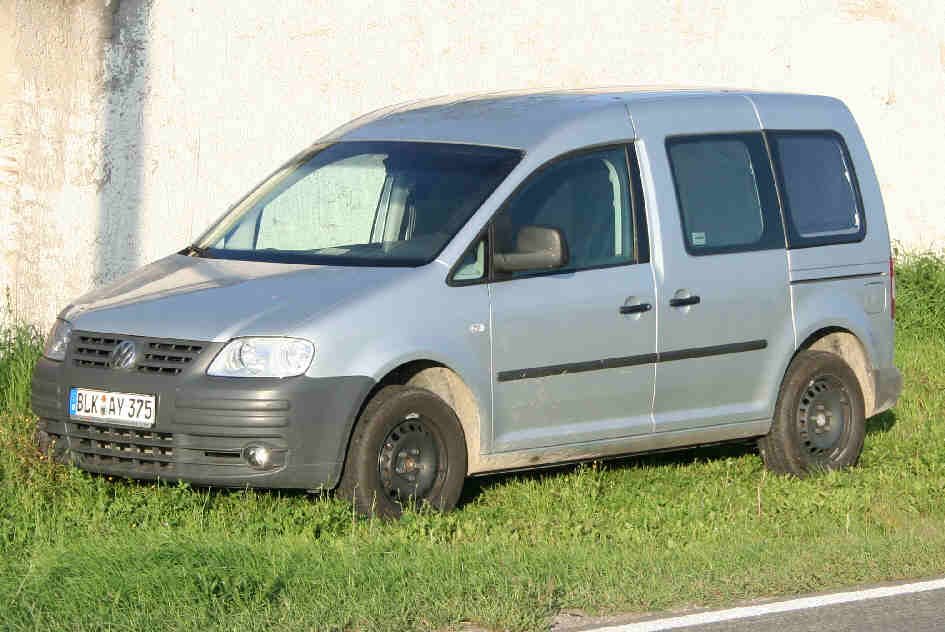 Flitzerblitzer, Burgenlandkreis, silbern, silberner VW Caddy, VW Caddy, Kennzeichen, BLK-AY 375