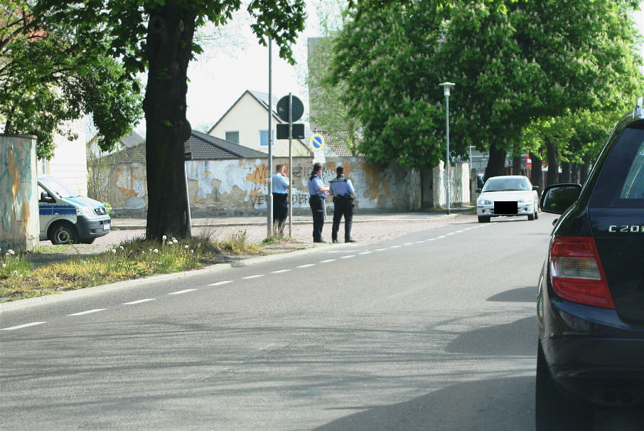 Laser, Lasermessgerät, Traffipatrol, Jenoptik, Lasergerät, Polizei, Laserkontrolle, Geschwindigkeitskontrolle