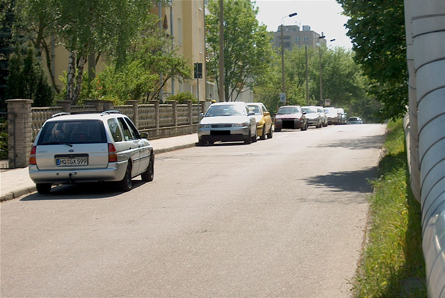 Geschwindigkeitsmessung Merseburg Leunaer Straße nach der Kreuzung Am Saalehang in Fahrtrichtung stadtauswärts