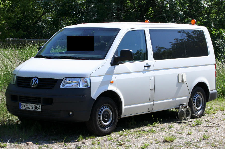 Flitzerblitzer, Polizei, weißer, VW Transporter, Kennzeichen, SK-JB 864