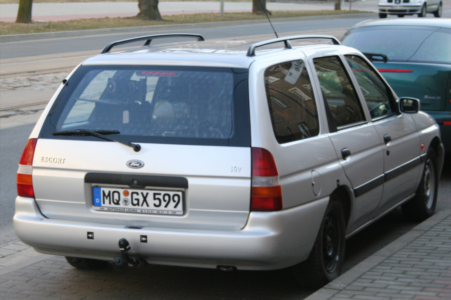 Flitzerblitzer, Stadt Merseburg, silber, silberner, Ford Escort, Kennzeichen, MQ-GX 599