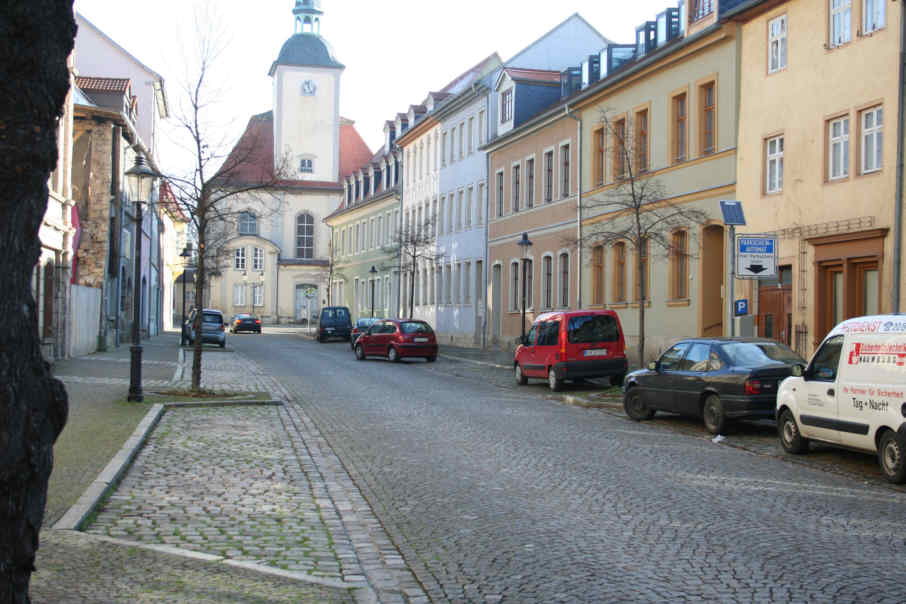 Geschwindigkeitsmessung Naumburg Fischstraße zwischen Fischgasse und Marienstraße