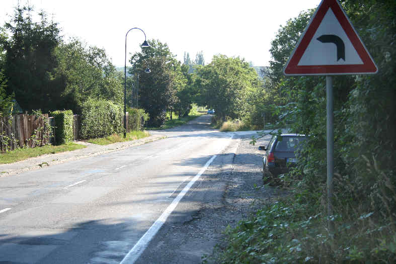 Geschwindigkeitsmessung Naumburg Hallesche Straße zwischen Auenblick und Hallescher Anger