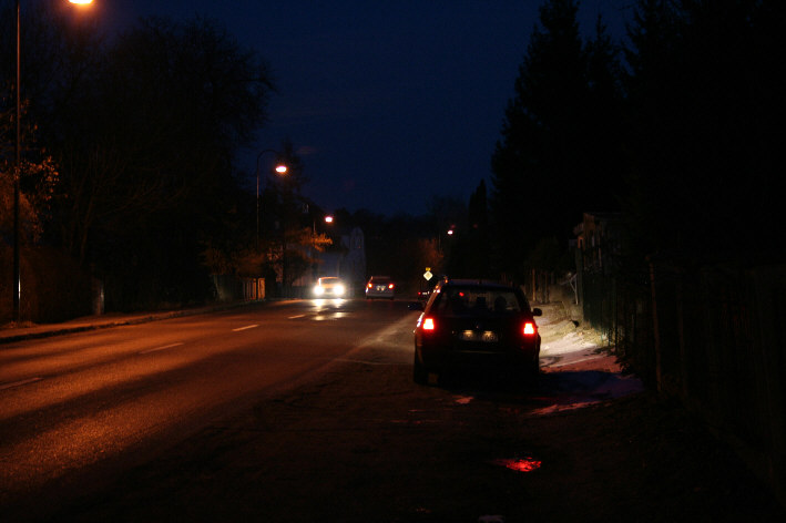 Blitzer Polizei VW Nachtmessung