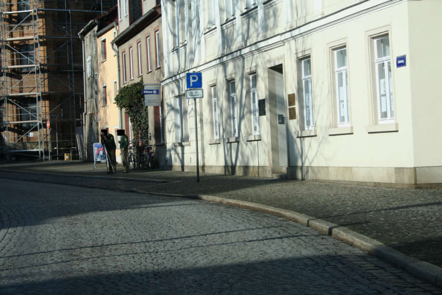 Verkehrskontrolle Naumburg Lindenring Verkehrskontrolle in Höhe Wohnungsgesellschaft