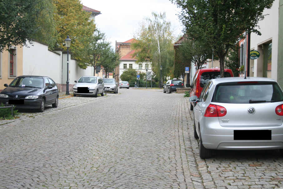 Flitzerblitzer Naumburg Neustraße in Fahrtrichtung Kramerplatz stadtauswärts