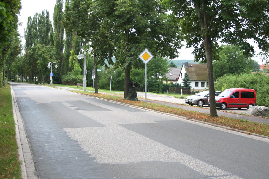 Flitzerblitzer Naumburg Ortsteil Bad Kösen Hermann-Lielje-Ring am Abzweig August-Bebel-Straße