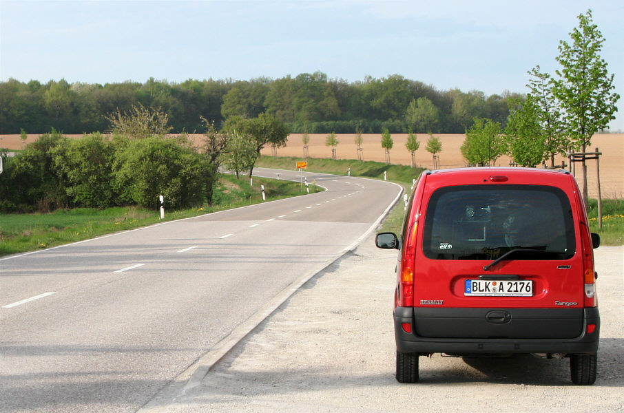 Radar Naumburg Mesta 208, Renault Kangoo Kennzeichen BLK-AY 2176