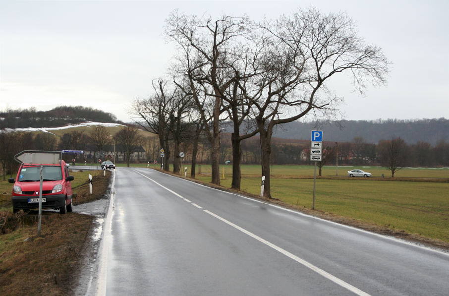 Geschwindigkeitsmessung Naumburg Ortsteil Schulpforte Schulstraße (B 87)