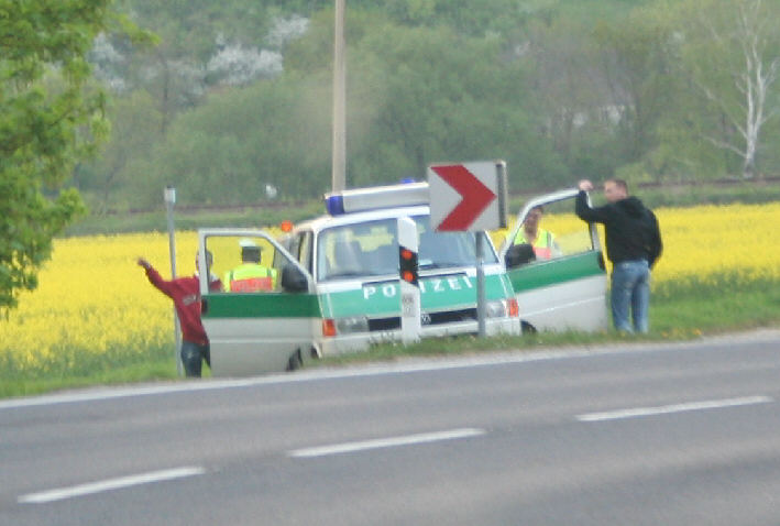 Geschwindigkeitsmessung Naumburg Ortsteil Schulpforte Schulstraße (B 87)