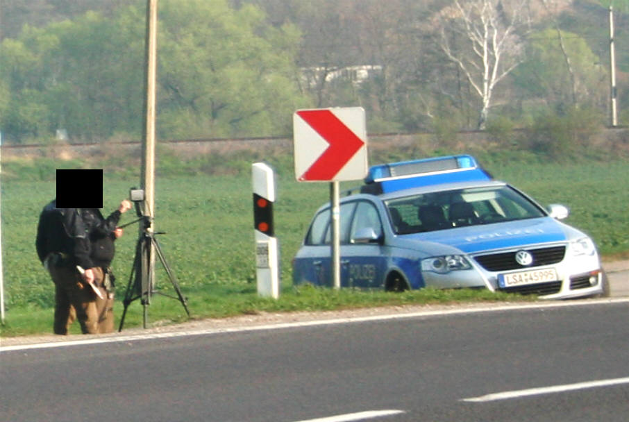 Laser Polizei Traffipatrol Lasermessgerät