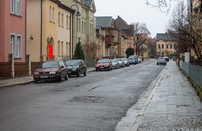 Geschwindigkeitskontrolle Naumburg Parkstraße zwischen Bürgergartenstraße und Buchholzstraße