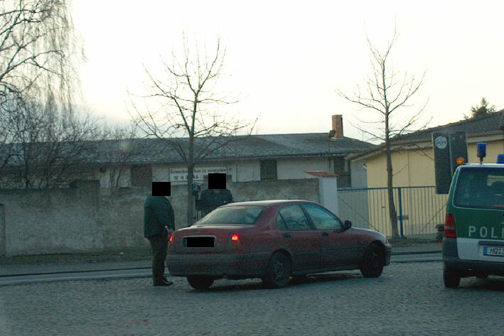 Flitzerblitzer Naumburg Roßbacher Straße am Abzweig Talstraße, ehemaliger Schlachthof