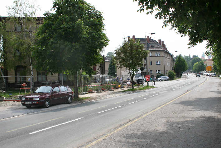 Flitzerblitzer Naumburg Roßbacher Straße zwischen Talstraße und Abfahrt Hauptbahnhof