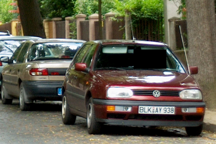 Blitzer Naumburg VW Golf Kennzeichen BLK-AY 938