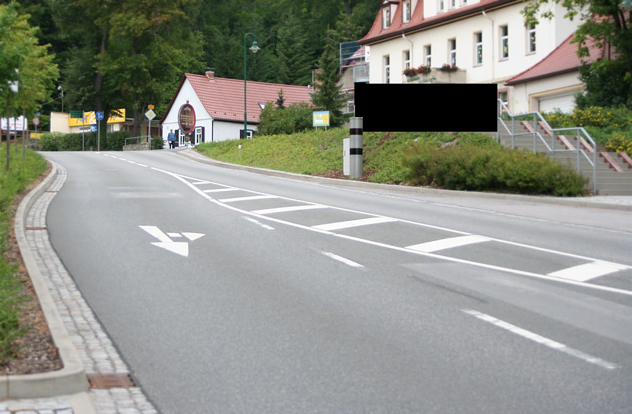 stationärer Flitzerblitzer Naumburg Starenkästen Ortsteil Bad Kösen Eckartsbergaer Straße stadtauswärts