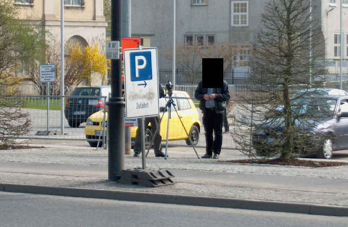 Videokontrolle Polizei Naumburg an der Vogelwiese, Gurtkontrolle, Handykontrolle