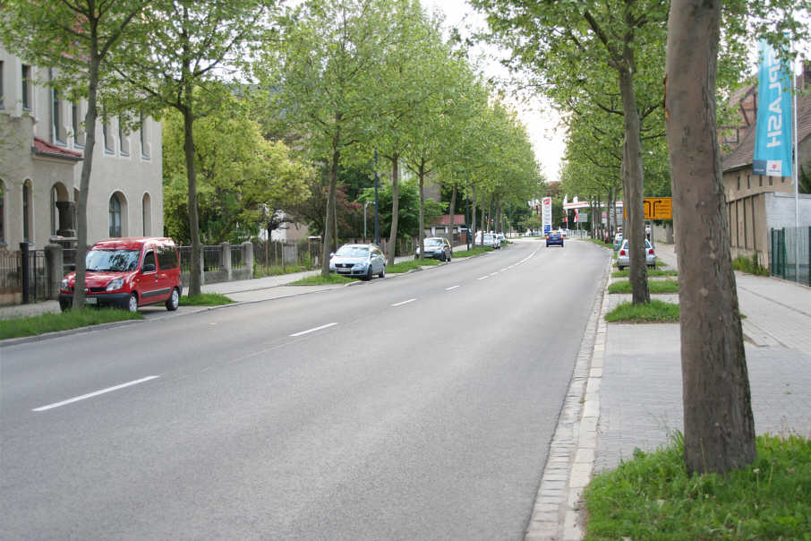 Flitzerblitzer Naumburg Weißenfelser Straße in Höhe des alten Gaswerkes stadtauswärts in Fahrtrichtung Weißenfels