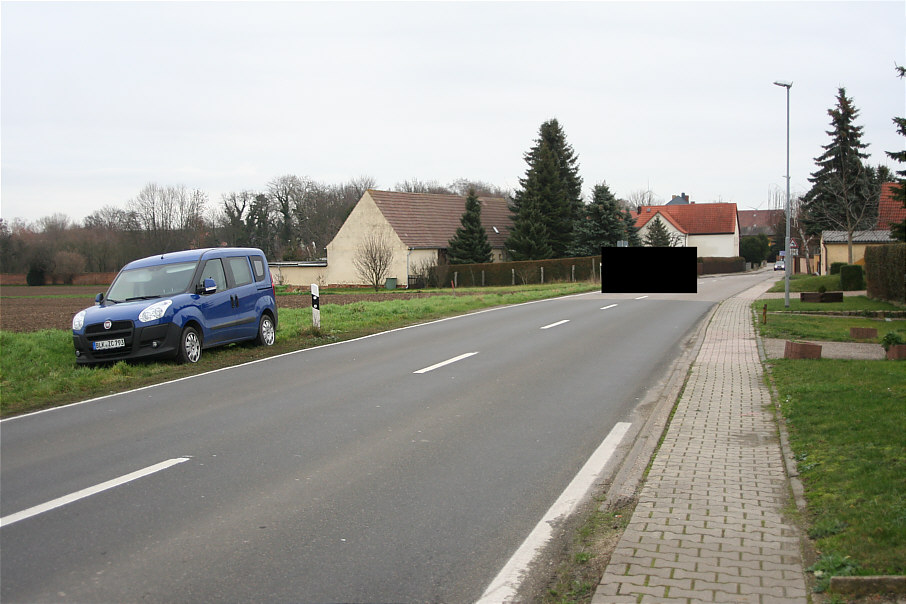 Geschwindigkeitskontrolle Teuchern - Ortsteil Plotha Naumburger Straße (B 87) in Fahrtrichtung Weißenfels, Halle