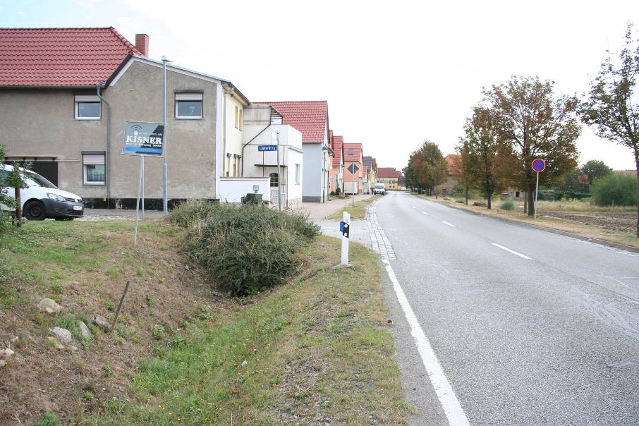 Geschwindigkeitsmessung Thale Ortsteil Westerhausen Blankenburger Straße (Blankenburger Landstraße) an der Kreuzung Lästerberg in Fahrtrichtung Blankenburg