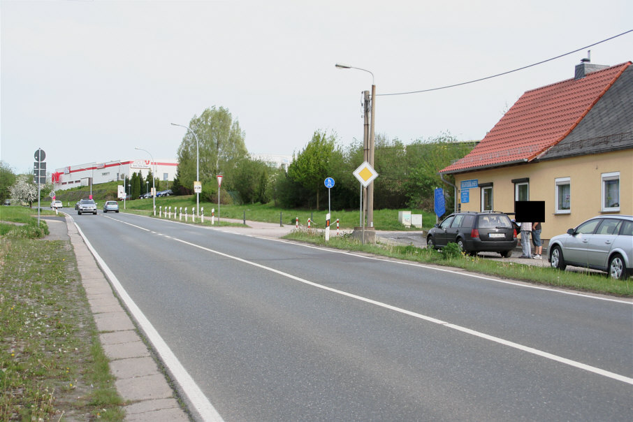 Geschwindigkeitskontrolle Weißenfels Käthe-Kollwitz-Straße in Fahrtrichtung A 9, Zeitz (B 87)