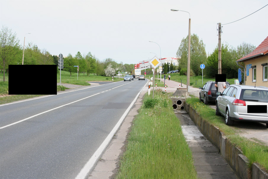 Geschwindigkeitsmessung Weißenfels Käthe-Kollwitz-Straße in Fahrtrichtung A 9, Zeitz (B 87)