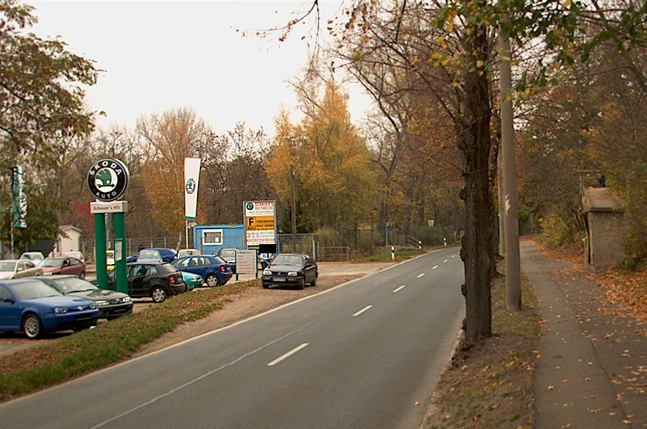 Geschwindigkeitsmessung Weißenfels Markwerbener Straße in Höhe des Autohauses in Fahrtrichtung Innenstadt