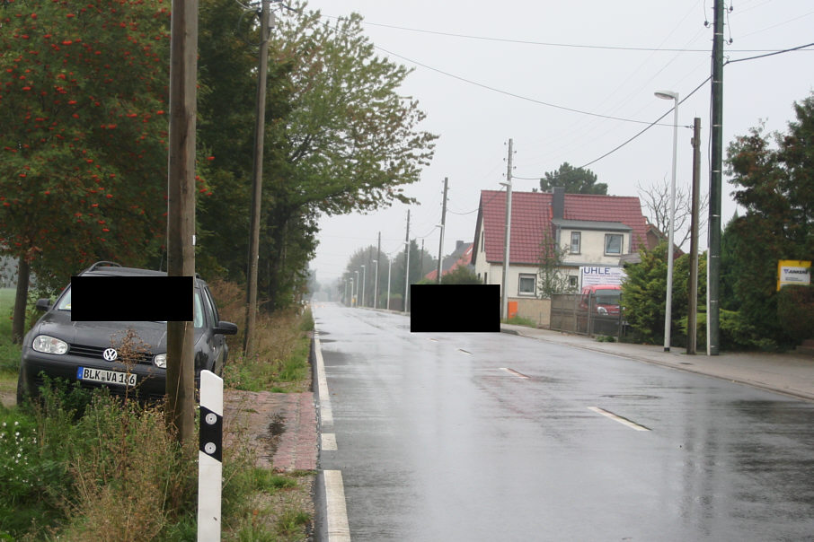 Geschwindigkeitsmessung Weißenfels Ortsteil Reichardtswerben Von-Seydlitz-Straße