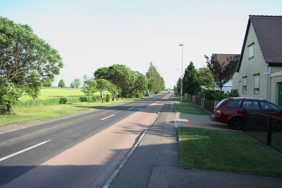 Geschwindigkeitskontrolle Weißenfels Ortsteil Wengelsdorf Spergauer Straße, Leuna