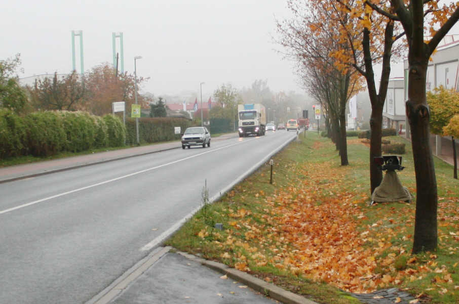Flitzerblitzer Zeitz Geußnitzer Straße kurz vor Möbel Schröder