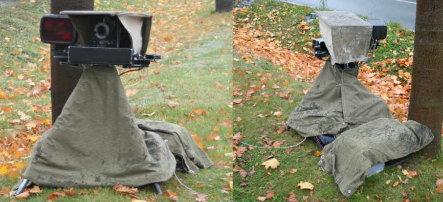 Radar Traffipax Speedophot Stativaufbau