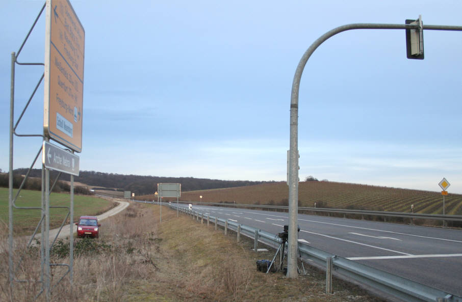 Blitzer B 176 Ortsumgehung Freyburg an der Abfahrt Naumburg-Henne