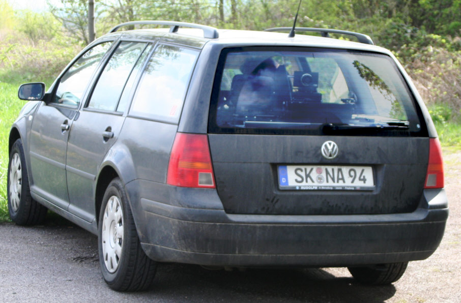 Blitzer Polizei VW Golf, Kennzeichen SK-NA 94