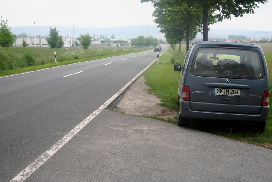 Blitzer Polizei Citroen Berlingo Kennzeichen SK-N 204