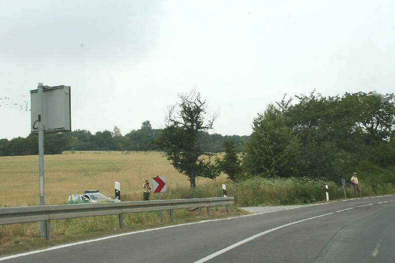 Unfallschwerpunkt, Anhalteposten