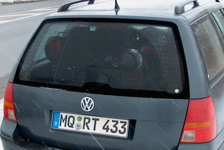 Radar Multanova VR 6F, VW Golf, Kennzeichen MQ-RT 433